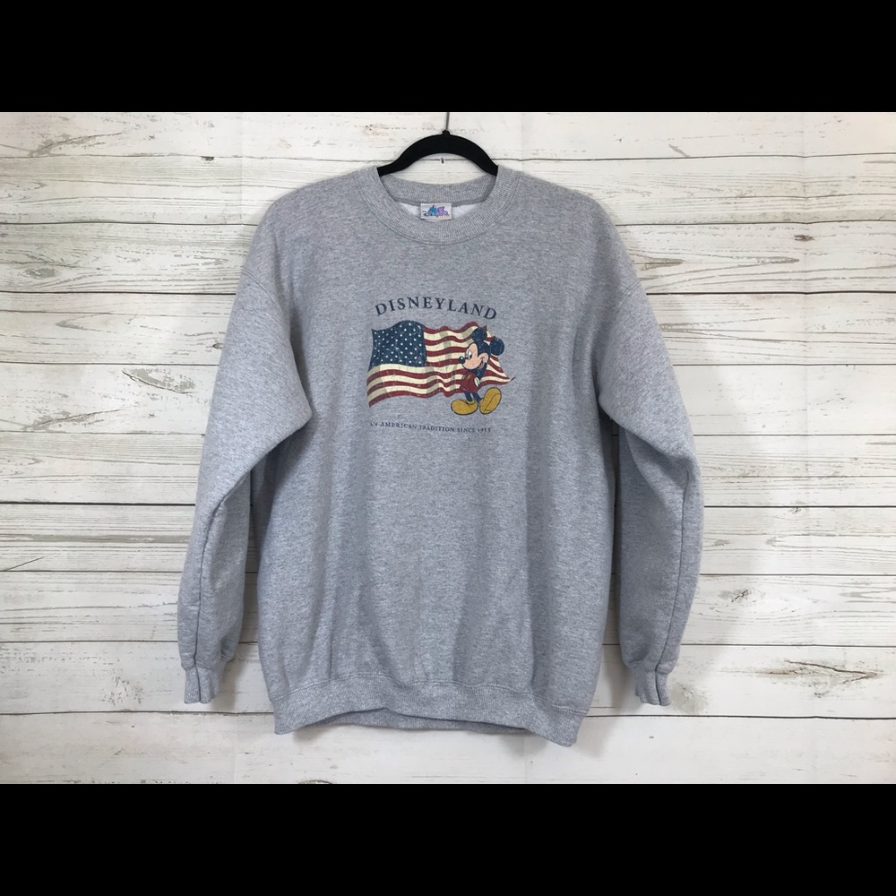 Disneyland Patriotic Mickey Mouse Sweatshirt - Picture 1 of 4